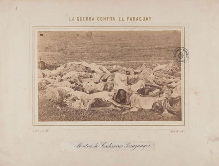 Montón de cadáveres paraguayos